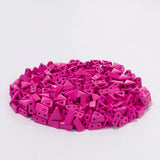 30PCS 6MM Triangle Shape Beads Colorful Rainbow Beads For Bracelets Making