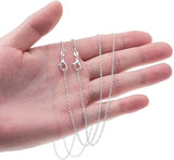 30PCS 925 Sterling Silver Chains Necklace Jewelry Set