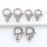 30PCS Stainless Steel Lobster Claw Clasps, Findings for Jewelry Making