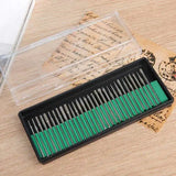 30PCS Diamond Shank Grinding Drill Bits Set for Glass Jade Jewelry Engraving