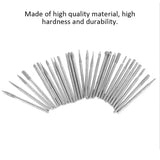 30PCS Diamond Shank Grinding Drill Bits Set for Glass Jade Jewelry Engraving