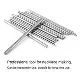 30PCS Stainless Steel Jewelry Cored Rod Wire for Necklace Earring Making Tool