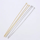 30PCS 220MM Iron Connecting Pins for Jewelry Making DIY Components