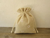 30PCS Linen Drawstring Bag Jewelry Pouch Christmas Wedding Gift Packaging Bags