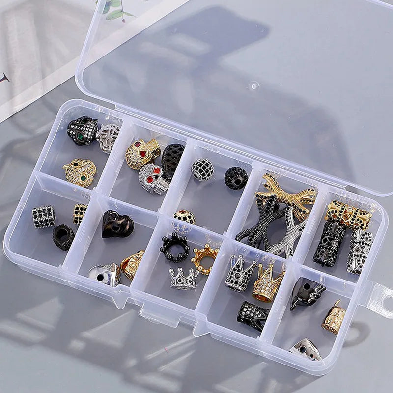30PCS Silver Spacer Beads for DIY Jewelry Making