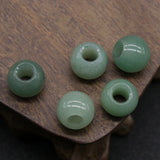 30PCS Natural Stone Agate Rose Quartz Large Hole Bead Pendant12MM