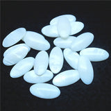 30PCS 26X13MM Mother Of Pearl Shell Cabochons - Long Oval Shapes