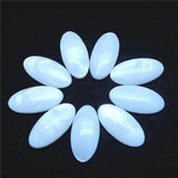 30PCS 26X13MM Mother Of Pearl Shell Cabochons - Long Oval Shapes