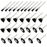 30PCS Nylon Bristle Brushes Cup Cleaning Brush Kit Soft Jewelry Polishing