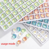 30PCS Plastic Jewelry Box Compartment Display Jewelry Trays Stackable