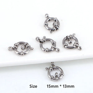 30PCS Stainless Steel Spring Clasp for Jewelry Making Supplies