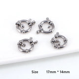 30PCS Stainless Steel Spring Clasp for Jewelry Making Supplies
