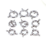 30PCS Stainless Steel Spring Clasp for Jewelry Making Supplies