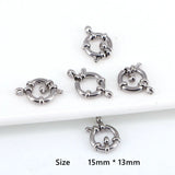 30PCS Stainless Steel Spring Clasp for Jewelry Making Supplies