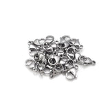 30PCS Stainless Steel Lobster Clasps for DIY Jewelry Making