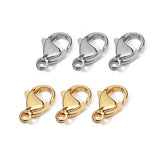 30PCS Stainless Steel Lobster Clasps for DIY Jewelry Making