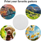 30PCS Sublimation Blanks Coaster DIY Car Cup Holder Blank Cup Pad Mat