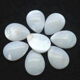 30PCS Mother Of Pearl Teardrop Shell Cabochons Loose Beads 13x18MM 18X25MM