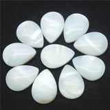 30PCS Mother Of Pearl Teardrop Shell Cabochons Loose Beads 13x18MM 18X25MM