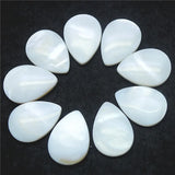 30PCS Mother Of Pearl Teardrop Shell Cabochons Loose Beads 13x18MM 18X25MM