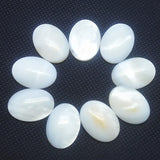 30PCS Mother of Pearl Cabochons Shell Bracelet Making Oval Shapes