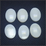 30PCS Mother of Pearl Cabochons Shell Bracelet Making Oval Shapes