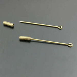 30PCS Stopper Pin 35MM 45MM 60MM Silver Brass Eye Pins DIY Jewelry Findings