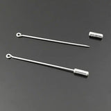 30PCS Stopper Pin 35MM 45MM 60MM Silver Brass Eye Pins DIY Jewelry Findings
