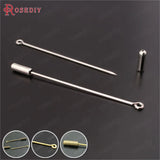 30PCS Stopper Pin 35MM 45MM 60MM Silver Brass Eye Pins DIY Jewelry Findings