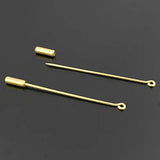30PCS Stopper Pin 35MM 45MM 60MM Silver Brass Eye Pins DIY Jewelry Findings