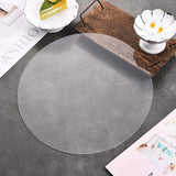 30Pack Clear Acrylic Sheets Perspex Plate Round Disc Transparent Board
