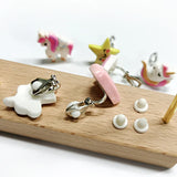 30 Pcs Cute Cartoon Clip On Earrings for Kids Girls, No Piercing Needed