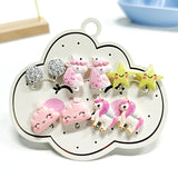 30 Pcs Cute Cartoon Clip On Earrings for Kids Girls, No Piercing Needed