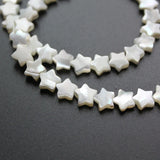 30Pc/Pack Natural Mother Of Pearl Shell Star Beads For Jewelry Making