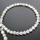 30Pc/Pack Natural Mother Of Pearl Shell Star Beads For Jewelry Making
