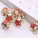 30Pcs 14/18mm Hollow Bells Jingle Christmas Party Decoration Crafts