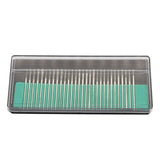 30Pcs Diamond Burr Bits 2.35MM Shank Drill Kit Rotary Tool Metal Woodworking