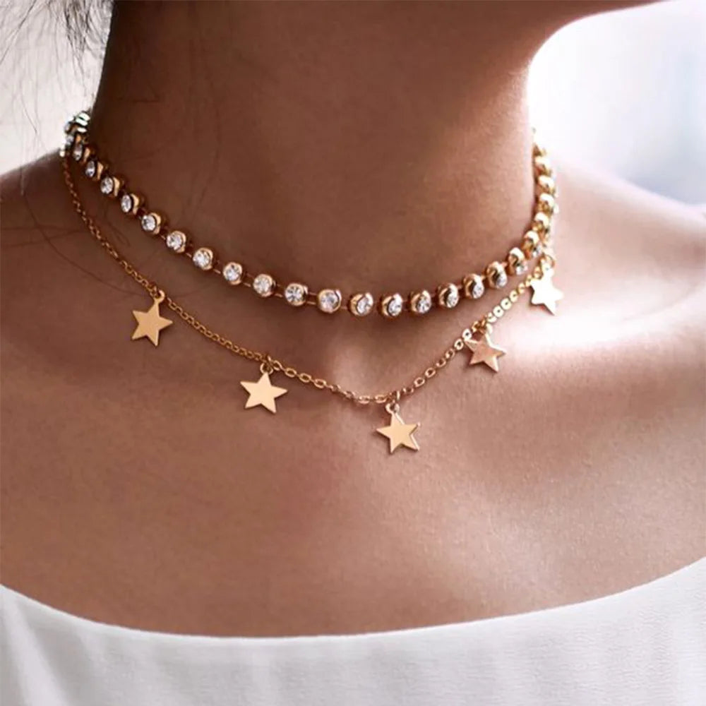 30Pcs 304 Stainless Steel Star Charms Pendants for DIY Jewelry Making