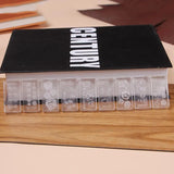 30Pcs 3D Acrylic Silicone Mold Carving Floral Mould for Nail Art DIY