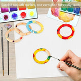 30Pcs 70mm Wooden Rings for DIY Crafts, Macrame Plant Hanger, Ornaments