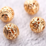 30Pcs 8mm Copper Butterfly Beads for DIY Jewelry Making Craft Accessories