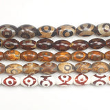 30Pcs 8x12mm Ancient Tibet Dzi Agate Beads, DIY Jewelry Making