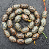 30Pcs 8x12mm Ancient Tibet Dzi Agate Beads, DIY Jewelry Making