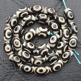 30Pcs 8x12mm Ancient Tibet Dzi Agate Beads, DIY Jewelry Making