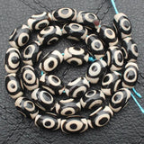 30Pcs 8x12mm Ancient Tibet Dzi Agate Beads, DIY Jewelry Making