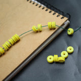 30Pcs Lampwork Glass Beads Abacus Wheel Shape Multi-color for Jewelry DIY