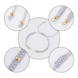 30Pcs Adjustable Braided Nylon Cord Rope for DIY Jewelry Making