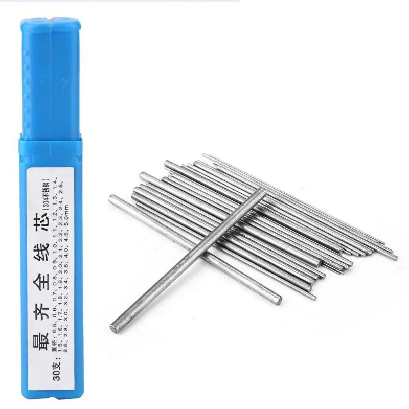 30Pcs Jewelry Wire Roller Bending Tools Set DIY Hoop Making Tools