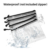 30Pcs B6 Mesh Zipper Pouch Waterproof Zip Bag School Puzzles Organizing Storage