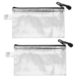 30Pcs B6 Mesh Zipper Pouch Waterproof Zip Bag School Puzzles Organizing Storage